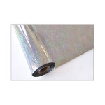 ONE Heissprägefolie - Glitter Silver - Texturfarbe - 30 cm x 12 m