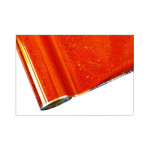 FOREVER Heissprägefolie - Glitter Orange - Texturfarbe - 30 cm x