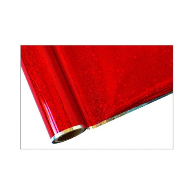 FOREVER Heissprägefolie - Glitter Red - Texturfarbe - 30 cm x 12