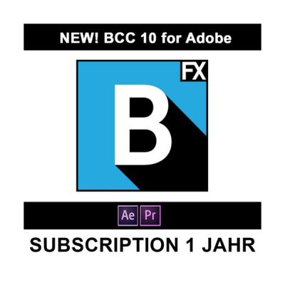 Boris FX BCC 10 für Adobe Subscription 1 Jahr