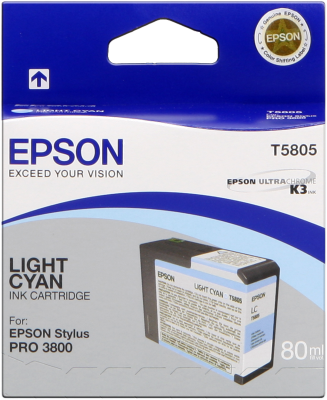Epson Tinte light cyan für Epson 3800/3880 - 80 ml